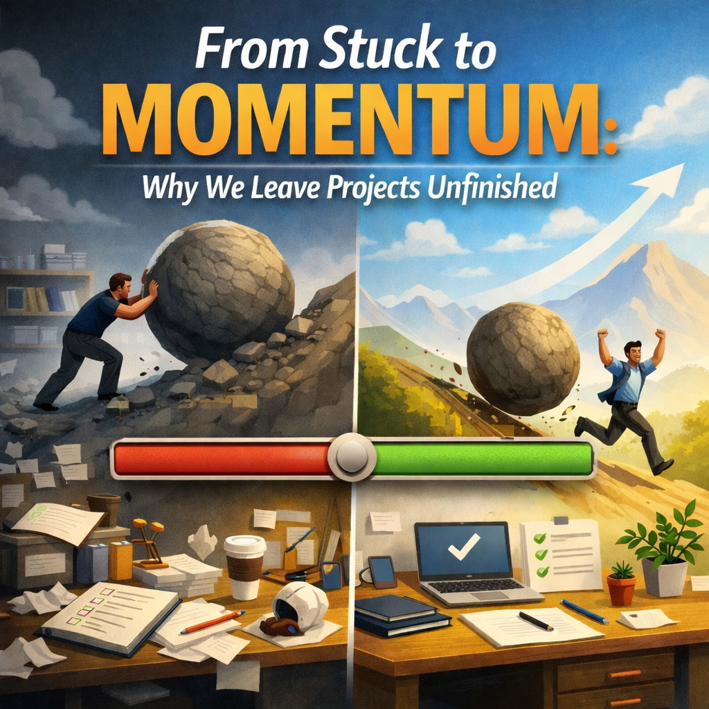 From Stuck to Momentum: Why We Leave Projects Unfinished